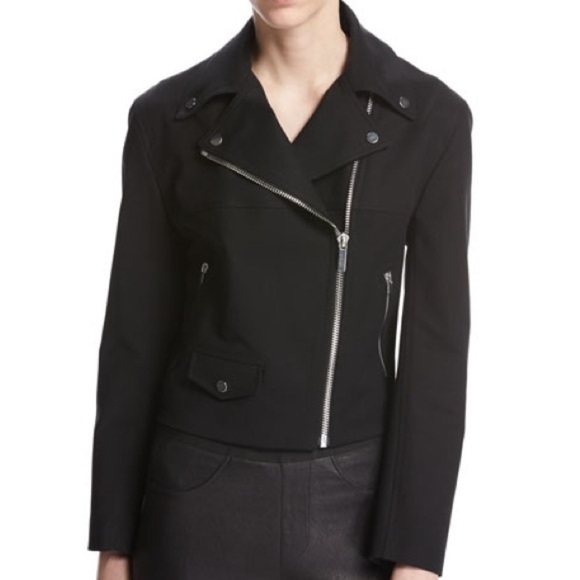 Helmut Lang Moto Biker Cotton Jacket, Size Large - Picture 13 of 13